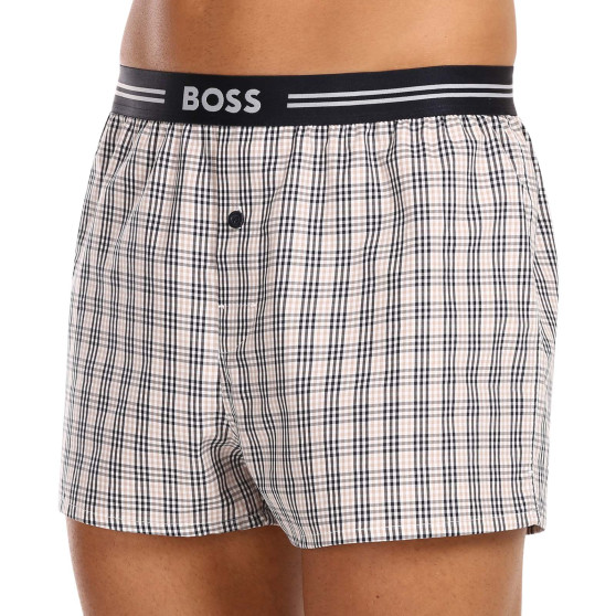 3PACK Boxers para homem BOSS multicolorido (50480034 275)