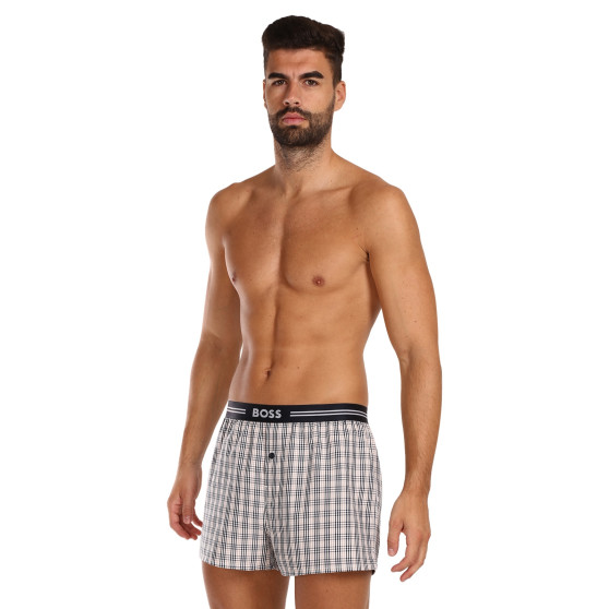 3PACK Boxers para homem BOSS multicolorido (50480034 275)