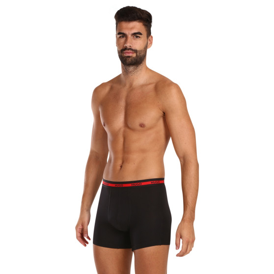 3PACK Boxers para homem HUGO preto (50496713 002)