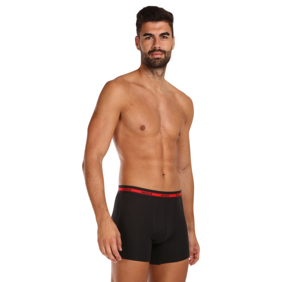 3PACK Boxers para homem HUGO preto (50496713 002)