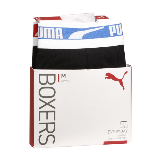 2PACK Boxers para homem Puma preto (701221416 004)