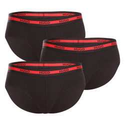 3PACK cuecas para homem HUGO preto (50492378 002)