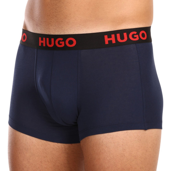 3PACK Boxers para homem HUGO multicolorido (50496723 406)