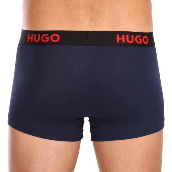 3PACK Boxers para homem HUGO multicolorido (50496723 406)