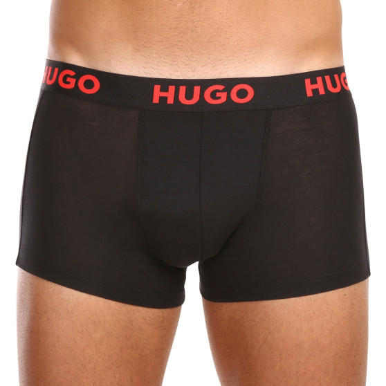 3PACK Boxers para homem HUGO multicolorido (50496723 406)