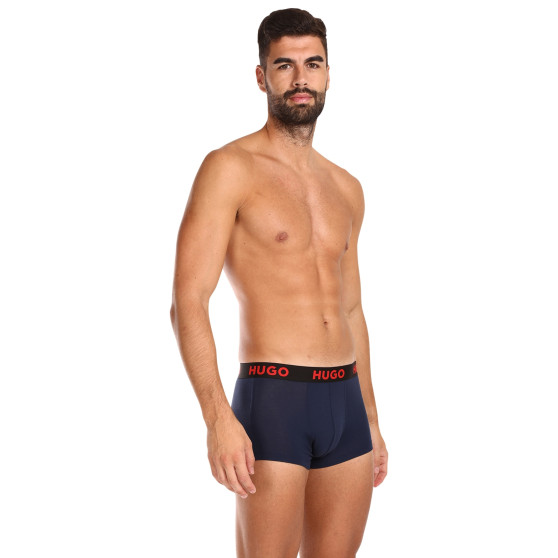 3PACK Boxers para homem HUGO multicolorido (50496723 406)