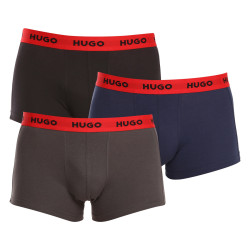 3PACK Boxers para homem HUGO multicolorido (50469766 031)