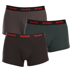 3PACK Boxers para homem HUGO multicolorido (50469766 303)