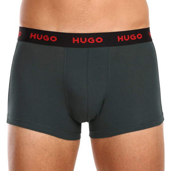 3PACK Boxers para homem HUGO multicolorido (50469766 303)