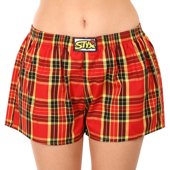 3PACK Boxers para mulher Styx borracha clássica multi-coloured (3K10469)