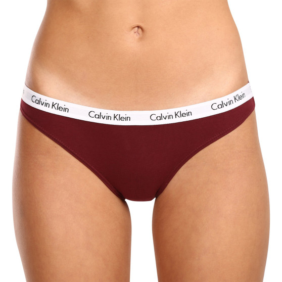 3PACK cuecas para mulher Calvin Klein multicolorido (QD5146E-HVT)