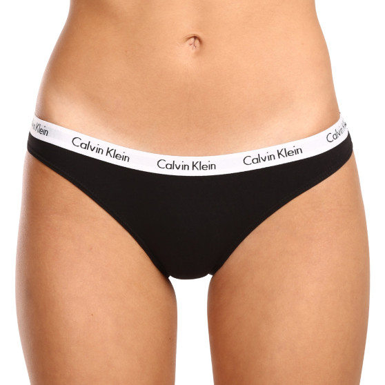 3PACK cuecas para mulher Calvin Klein multicolorido (QD5146E-HVT)