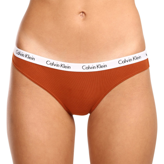 3PACK cuecas para mulher Calvin Klein multicolorido (QD5146E-HVT)