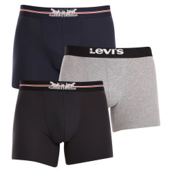 3PACK Boxers para homem Levis multicolorido (701224663 001)