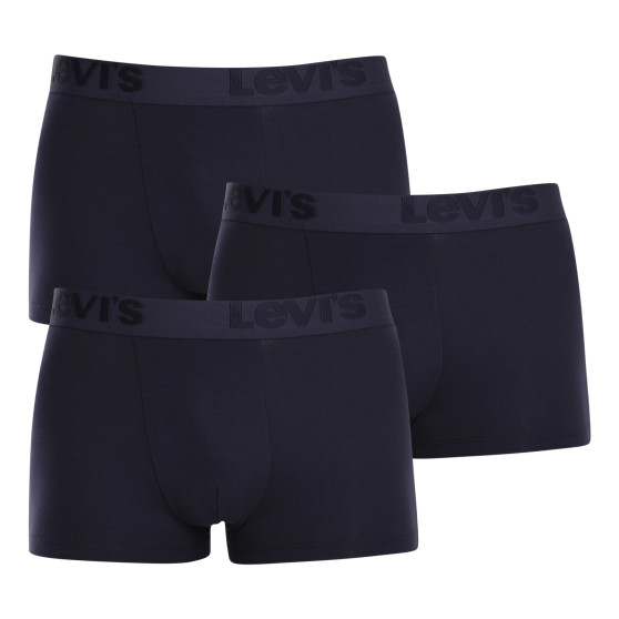 3PACK Boxers para homem Levis azul escuro (905042001 002)