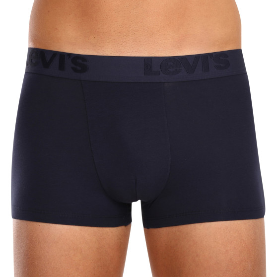 3PACK Boxers para homem Levis azul escuro (905042001 002)