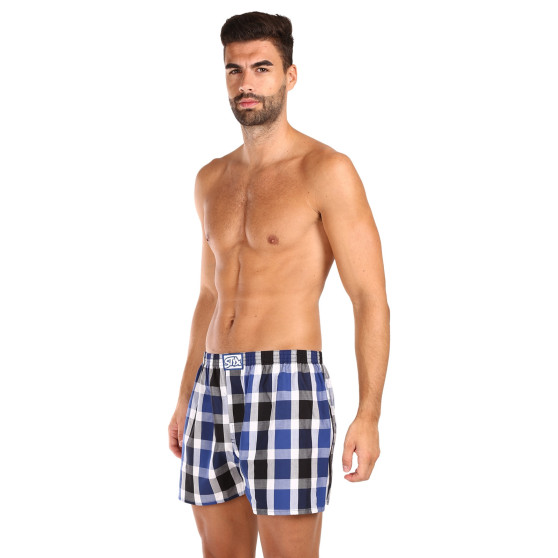 3PACK Boxers para homem Styx borracha clássica multi-coloured (3A11789)