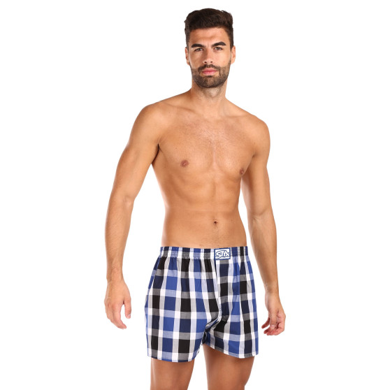 3PACK Boxers para homem Styx borracha clássica multi-coloured (3A11789)