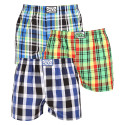 3PACK Boxers para homem Styx borracha clássica multi-coloured (3A11789)