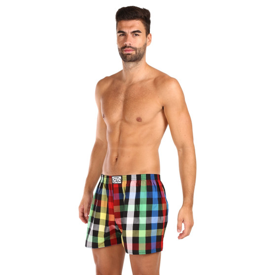 5PACK Boxers para homem Styx borracha clássica multi-coloured (5A1112345)