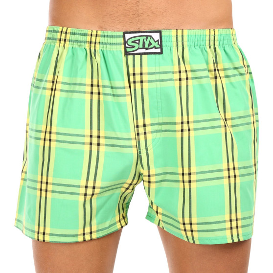 5PACK Boxers para homem Styx borracha clássica multi-coloured (5A1112345)