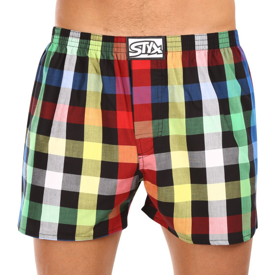 5PACK Boxers para homem Styx borracha clássica multi-coloured (5A1112345)