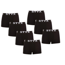 7PACK Boxers para homem Styx sport borracha preto (7G960)