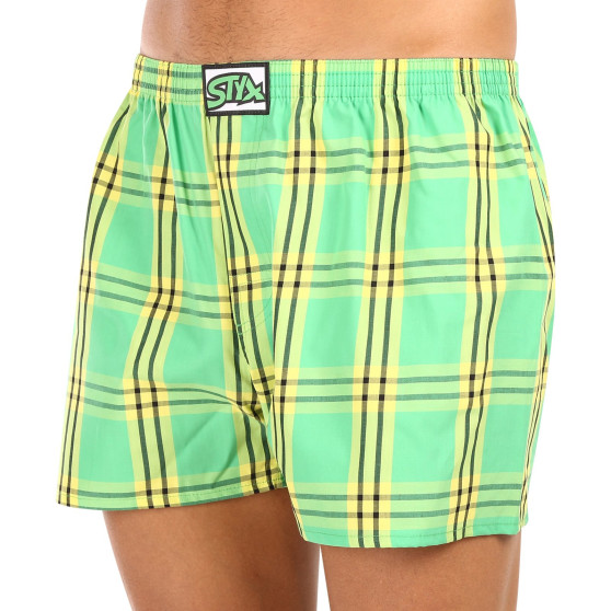 Boxers para homem Styx clássico de borracha superdimensionado multicolorido (E1011)