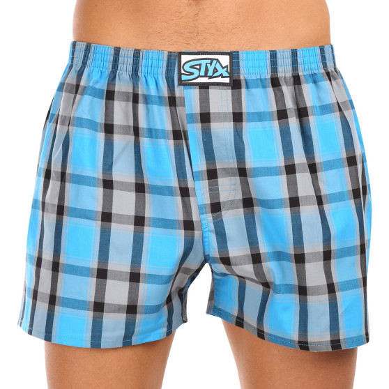 Boxers para homem Styx clássico de borracha superdimensionado multicolorido (E1020)