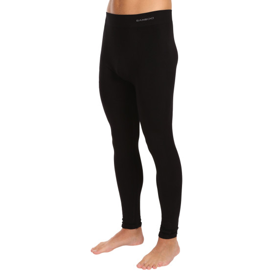 Leggings de bambu sem costuras Gino preto (95031)