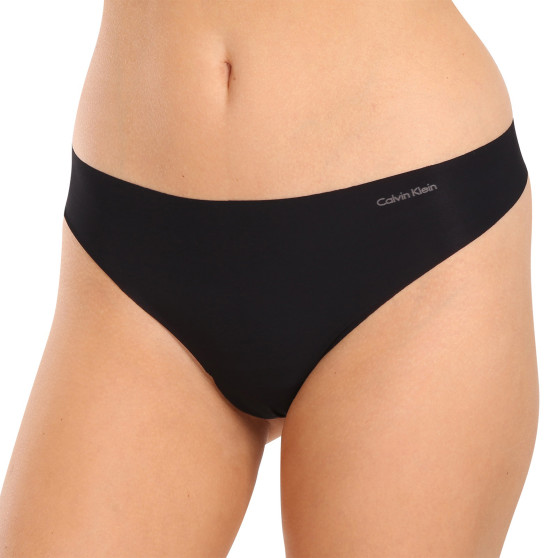 Tanga para mulher Calvin Klein sem costuras preto (D3428E-001)