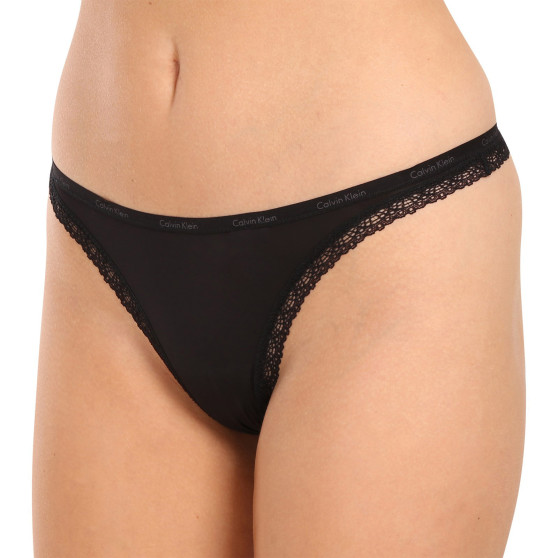 Tanga para mulher Calvin Klein preto (D3445E-001)