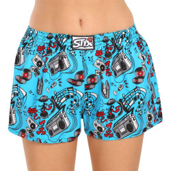 Boxers para mulher Styx arte clássica borracha music (K1558)