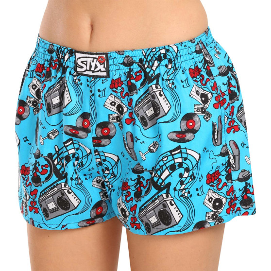 Boxers para mulher Styx arte clássica borracha music (K1558)