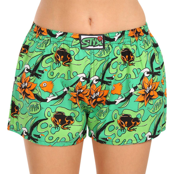 Boxers para mulher Styx arte clássica borracha tropic (K1557)