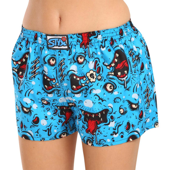 Boxers para mulher Styx arte clássica borracha zombie (K1451)