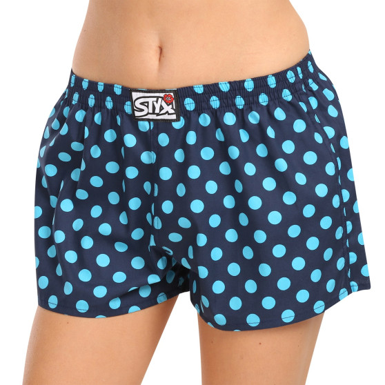 Boxers para mulher Styx art classical borracha polka dots (K1651)