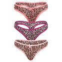 3PACK tanga feminina Fine woman multicolorido (808-B)