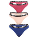 3PACK Tanga para mulher Gianvaglia multicolorido (820)