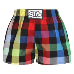 Boxers para criança Styx clássico elástico multicolorido (J1012)