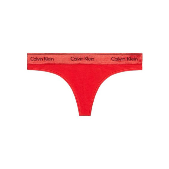 Tanga para mulher Calvin Klein superdimensionado vermelho (QF7450E-XAT)