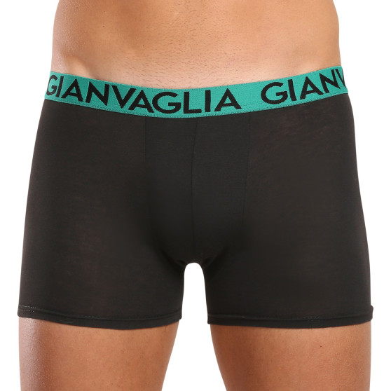 10PACK Boxers para homem Gianvaglia preto (021)