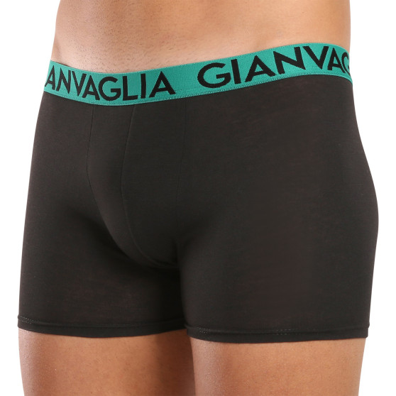 10PACK Boxers para homem Gianvaglia preto (021)