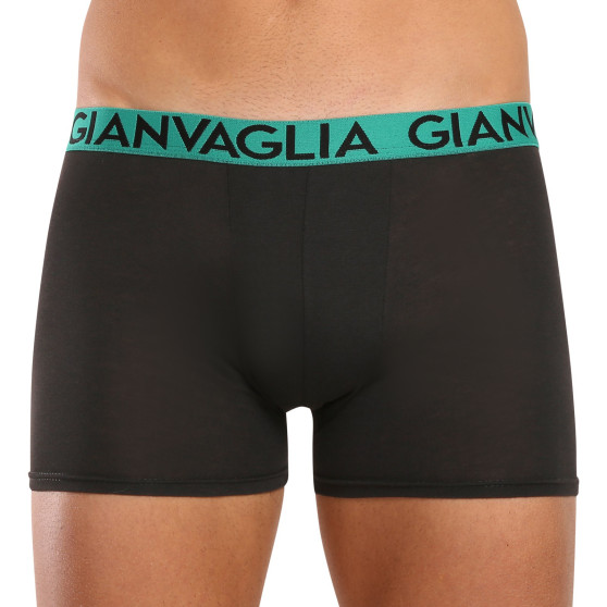 10PACK Boxers para homem Gianvaglia preto (021)