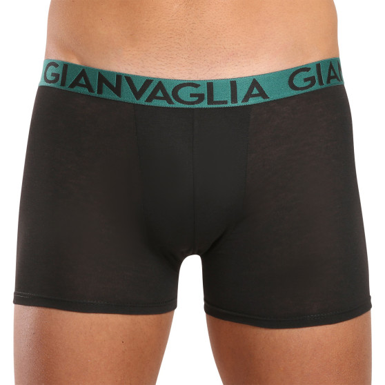 10PACK Boxers para homem Gianvaglia preto (021)