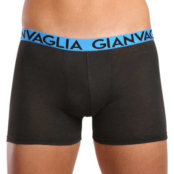 10PACK Boxers para homem Gianvaglia preto (021)