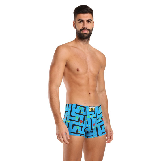 Boxers para homem Styx arte clássica borracha game (Q1259)