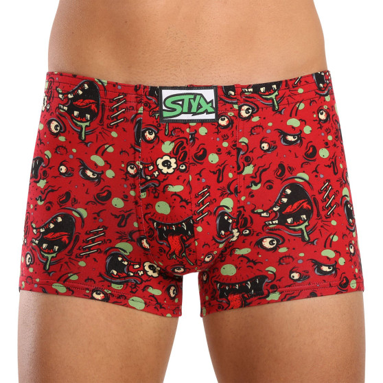 Boxers para homem Styx arte clássica borracha zombie (Q1451)