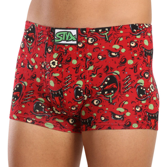 Boxers para homem Styx arte clássica borracha zombie (Q1451)