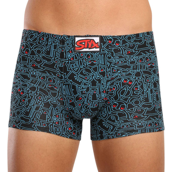 Boxers para homem Styx art doodle clássico em borracha (Q1256)